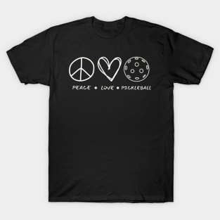 Peace Love Pickleball T-Shirt